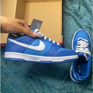 Marina Blue/White Nike Dunk Low💙🤍